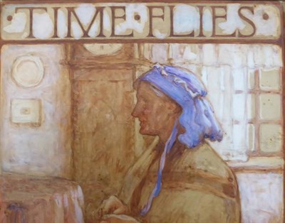 Lot 638 - Dame Laura Knight née Johnson RA, RWS, RE, RWA, PSWA, DBE (1877-1970)   "Time Flies "  Signed,...