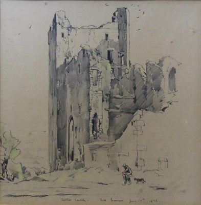 Lot 639 - Frederick (Fred) Lawson (1888-1968)  "Bolton Castle " Signed in pencil, inscribed and dated...