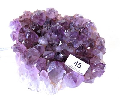 Lot 45 - Minerals: Amethyst Specimen, Brazil, 25cm by 21cm by 9.5cm