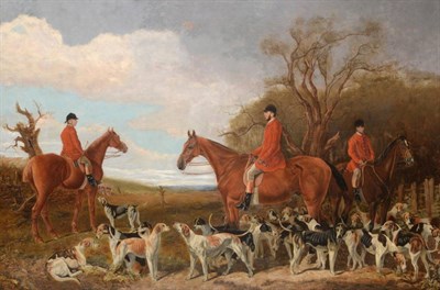 Lot 656 - Thomas Slingsby (later 19th century) Memorial picture of the York and Ainsty Hunt Oil on...