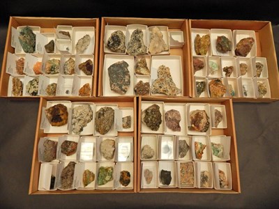 Lot 143 - Minerals: A Collection of Various Minerals from the South West of England, to include...