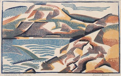 Lot 826 - Dorrit Black (1891-1951) Australian  "Chapman's Pool ", 1935 Signed in pencil, inscribed and...