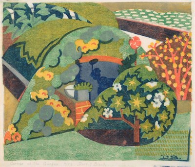 Lot 865 - Dorrit Black (1891-1951) Australian  "Corner of the Garden ", 1936 Signed in pencil, inscribed...