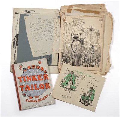 Lot 876 - Claude Flight RBA (1881-1955)   "Tinker Tailor " Besant & Co. Ltd, London, 1929, inscribed...