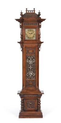 Lot 979 - A Viennese Walnut Floor Standing Regulator, signed A.Singer In Wien, circa 1850, the elaborate...