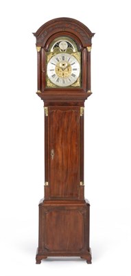 Lot 980 - A Good Mahogany Eight Day Quarter Striking Longcase Clock, signed Jno Clough, Manchester, circa...