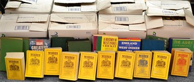 Lot 2007 - A Collection of Cricket Books, including Wisden Cricket Almanacs, together with further cricket...