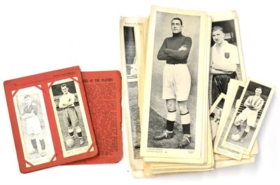 Lot 2028 - A Collection of Topical Times Footballers Trade Cards, three sizes, one set in an album