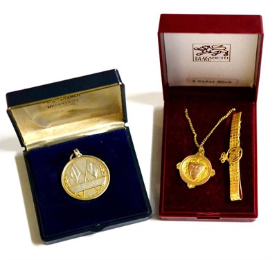 Lot 2035 - An Football Association Youth International England v Scotland Silver Medal, awarded to K.Howley on