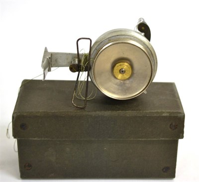 Lot 2164 - An Improved Chippindale Patent Casting Reel 1909, the brushed aluminium reel also inscribed...