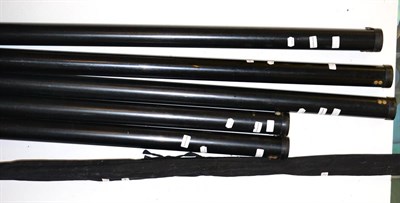 Lot 2176 - Five Mackenzie Philips Yorkshire Graphite Fishing Rods, comprising two 7ft No.4/5, two 8 1/2ft...