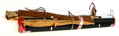 Lot 2179 - Five Split Cane Rods, comprising a Hardy 2pce 11ft 'Wye' salmon rod, a Hardy 2pce 10ft 'Pope...