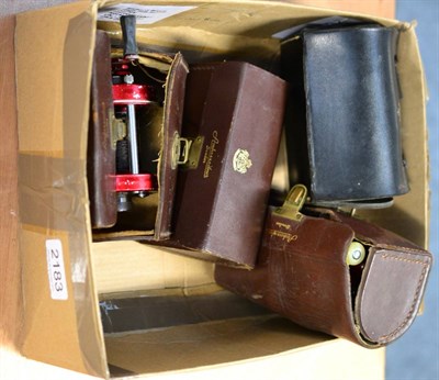 Lot 2183 - Four Cased Abu Ambassadeur Multiplying Reels, comprising three No.6000's with red metallic...