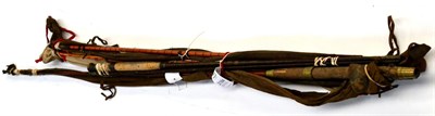Lot 2184 - Four Fishing Rods, comprising a Hardy 3pce split cane fly rod, an Allcocks 3pce split cane...