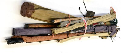 Lot 2203 - Mixed Tackle, including Senator and Penn big game reels, sea reels, ebonite and brass salmon...