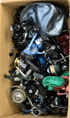 Lot 2223 - Thirty Three Fixed Spool Spinning Reels, including Intrepid Black Prince, Omina Super,...