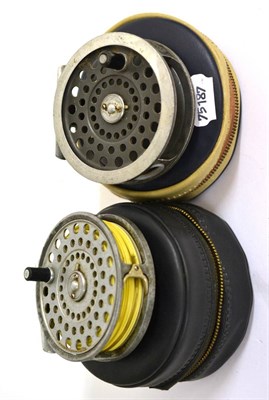 Lot 2238 - Two Cased Hardy Reels - The Sunbeam No.7/8 and The Princess, in zip cases (worn condition)