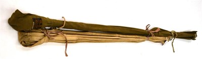 Lot 2251 - Two Hardy Split Cane Rods - 'The Gold Medal' 3pce fly rod, serial number E95571, with spare...