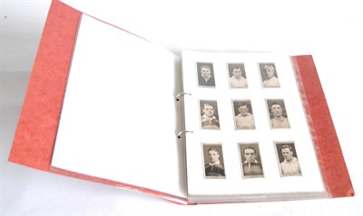 Lot 2029 - An Album of Rugby Cigarette Cards, Postcards and Photographs, including Ardath Photocards,...