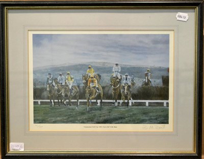 Lot 2060 - A Collection of Thirteen Horse Racing and Hunting Prints, including 'The Weighing Room Derby...