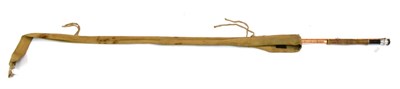 Lot 2123 - A Hardy 2pce Split Cane 'The Perfection' Fly Rod, serial number H16207, with burgundy whipping,...