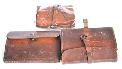 Lot 2132 - A Hardy Bros Stitched Leather 'Houghton' Cast Wallet, containing packets of cast, together with Two