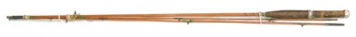 Lot 2163 - A Hardy 3pce Split Cane 'The Marvel' Fly Rod, with agate lined butt ring and tip guide