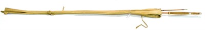 Lot 2173 - A Hardy 2pce 8' 6"; Split Cane 'J.J.H. Triumph' Fly Rod, with agate line butt ring and tip...