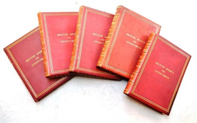 Lot 1011 - British Sports and Sportsmen, five limited edition books, number 73/1000, all in publishers...