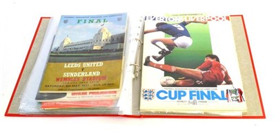 Lot 1052 - Seventeen FA Cup Final Programmes, including 1948 Manchester United V Blackpool, 1957, 1959,...