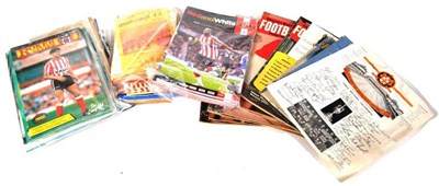 Lot 1065 - Football Memorabilia, including English and Scottish football programmes from the 1950's and later