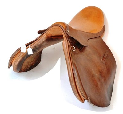 Lot 1101 - An Early 20th Century Leather Saddle