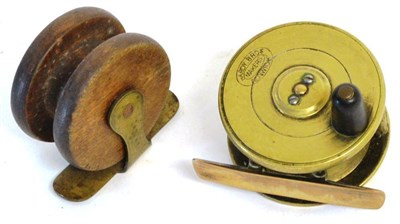 Lot 1207 - Mixed Tackle, comprising a Hardy Bros brass Birmingham reel, small wooden reel, Hardy Richard...