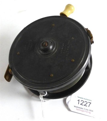 Lot 1227 - A Walker Brampton 4"; Alloy 'The Master' Reel, patent 29107/13, retailed by Pape, Newcastle,...