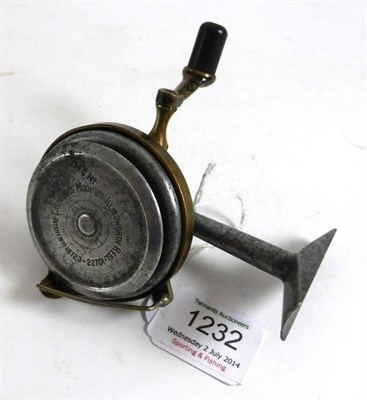 Lot 1232 - A Carswell Modified Illingworth Casting Reel, pat. no's 18723-22701