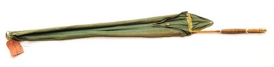 Lot 1259 - A Hardy 3pce Split Cane 'Hollolight No.6' Fly Rod, serial number H39507C, with spare top, agate...