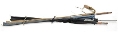 Lot 1268 - Three 2pce Fly Rods - Sharpes split cane 'Scottie Eighty Eight', Tom Hall split cane rod, and Daiwa