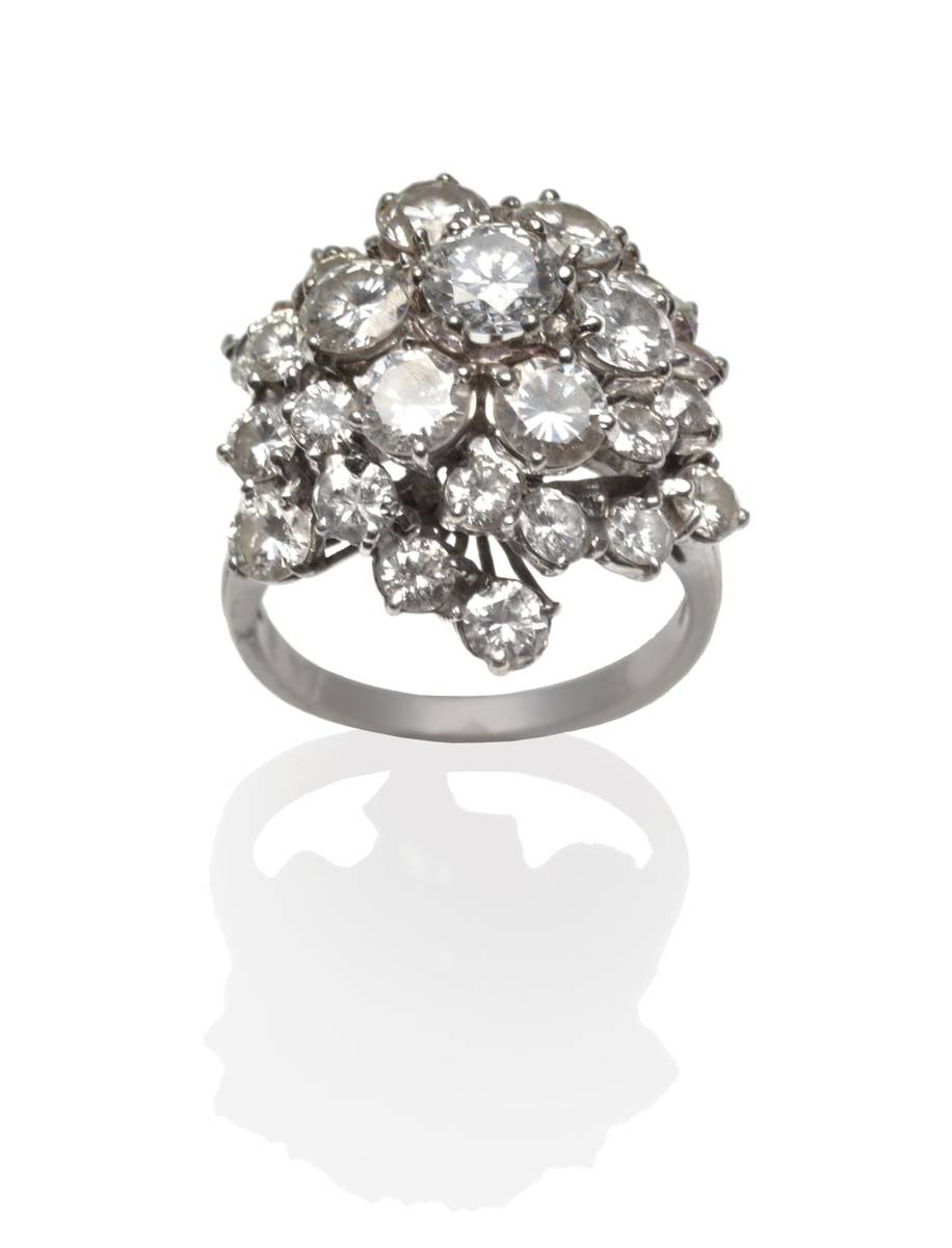Classic Diamond Round Cluster