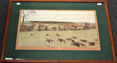 Lot 1040 - Cecil Aldin, `The Cheshire, away from Bathwood', photographic colour print, signed in pencil in the