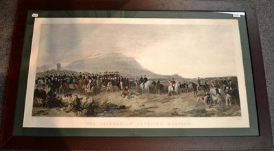 Lot 1041 - After Richard Ansdell, `The Caledonian Coursing Meeting', coloured photogravure, 56cm by 107cm