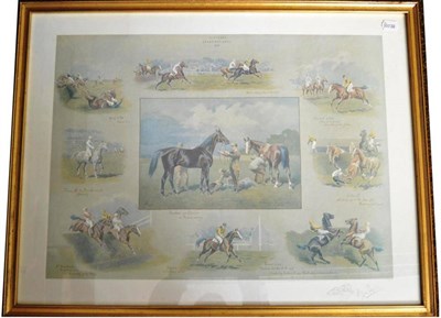 Lot 1051 - Alfred Bright, `Jenkinstown's Grand National 1910' and `Glenside's Grand National 1911', a pair...