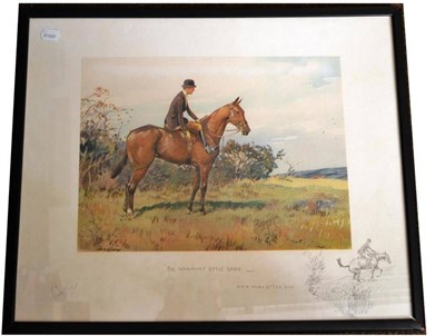 Lot 1059 - Charles Johnson Payne (Snaffles), 'The Varmint Little Lady on a Wiry Little 'Oss', coloured...