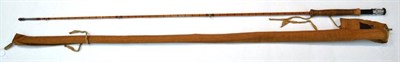 Lot 1127 - A Hardy 2pce Split Cane 'Perfection' Fly Rod, serial number H10549, circa 1957, with maroon...