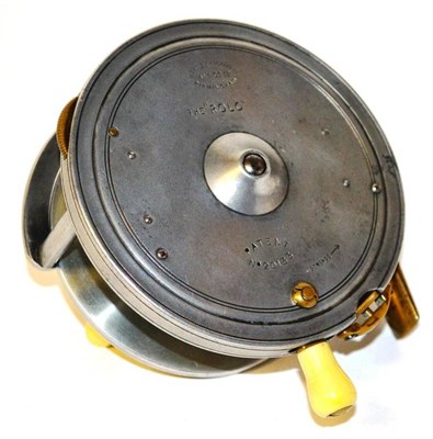 Lot 1137 - A Wesley Richards 4 1/4"; Alloy 'The Rolo' Reel by Walter Dingley, Patent No.20133, with twin...