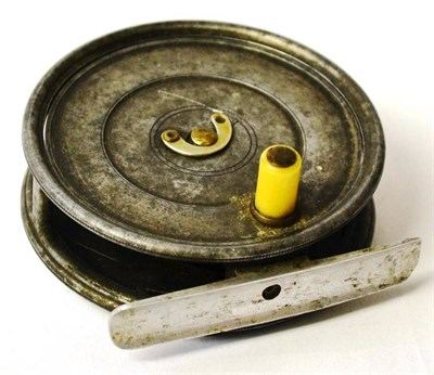 Lot 1171 - A Hardy 3 3/8"; Alloy 'Uniqua Mk.II' Fly Reel, with ivorine handle, horseshoe drum latch, alloy...