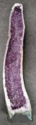 Lot 1339 - A Pair of Amethyst Split Geodes, Ametista do Sul, Alto Uruguai (Uraguay), of tall finger-like form