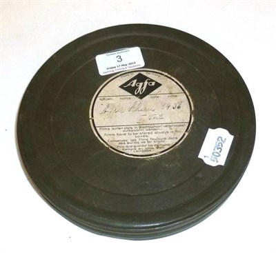 Lot 3 - An Agfa 16mm Film Reel of the 1936 Olympics, in a tin canister