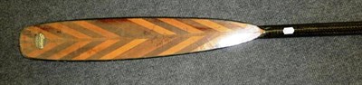 Lot 16 - A Sarah Outen Signed Sawyer Oar, as used by Sarah in 2009 to row solo across the Indian Ocean,...