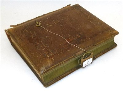 Lot 19 - A 19th Century 'Olympia' Leather Bound Musical Photograph Album, with lithographed sporting...