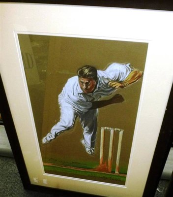 Lot 31 - A Large Collection of Cricket Memorabilia, including The Empires Cricketers by The Fine Art...